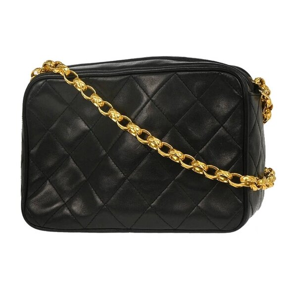 Chanel Black Lambskin Camera Bag Mini - Picture 2 of 11